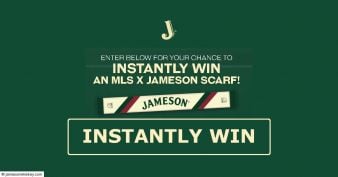Jameson Irish Whiskey - MLS Scarf Sweepstakes