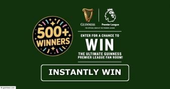Ultimate Guinness Premier League Fan Room Sweepstakes