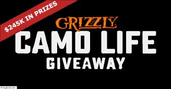 Grizzly - Camo Life Instant Win Giveaway